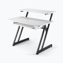 On-Stage WS7500W, Workstation, 175 lbs. Weight Capacity, Wood and Steel Construction, White and Black