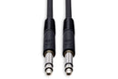 HOSA - Balanced Interconnect, TT TRS to Same, 2 ft