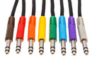 HOSA - Balanced Patch Cables, TT TRS to Same, 1 ft