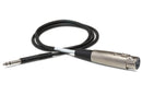 HOSA - Balanced Interconnect, XLR3F to TT TRS, 3 ft