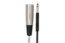 HOSA - Balanced Interconnect, TT TRS to XLR3M, 3 ft