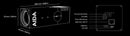 AIDA UHD-NDI3-X30, UHD 4K/60 NDI®|HX3/IP/SRT/HDMI PoE 30X Zoom POV Camera