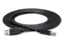 HOSA - High Speed USB Cable, Type A to Type B, 10 ft