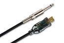 HOSA - TRACKLINK Guitar to USB Interface, 1/4 in TS to USB Type A, 10 ft