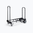 On-Stage UTC1100, Compact Utility Cart, Bed Size Adjusts to Take on Large Loads or Fit Through Tight Spaces, Casters Rotate 360°