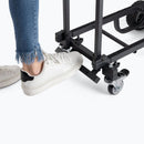 On-Stage UTC1100, Compact Utility Cart, Bed Size Adjusts to Take on Large Loads or Fit Through Tight Spaces, Casters Rotate 360°