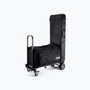On-Stage UTC1100, Compact Utility Cart, Bed Size Adjusts to Take on Large Loads or Fit Through Tight Spaces, Casters Rotate 360°