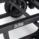 On-Stage UTC1100, Compact Utility Cart, Bed Size Adjusts to Take on Large Loads or Fit Through Tight Spaces, Casters Rotate 360°