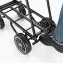 On-Stage UTC5500, All-Terrain Utility Cart, Bed Size Adjusts to Take on Large Loads or Fit Through Tight Spaces, Handles Can Lie Flat Against the Bed to Clear the Way for Oversized