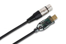 HOSA - TRACKLINK Microphone to USB Interface, XLR3F to USB Type A, 10 ft
