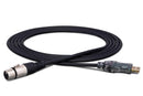 HOSA - TRACKLINK Microphone to USB Interface, XLR3F to USB Type A, 10 ft
