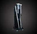 Work Pro Lifters WTS 256 Front Loading Crank Stand Lifting Tower, 573 lb Capacity, 21 ft Max Height