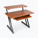 On-Stage WS7500RB, Workstation, 175 lbs. Weight Capacity, Wood and Steel Construction, Rosewood and Black