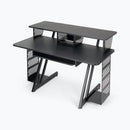 On-Stage WS7700B, Large Workstation, 175 lb Weight Capacity, MDF & Steel; Wood & Steel Construction, Black