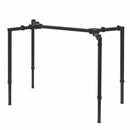On-Stage WS8550, Multi-Function Stand, Height Adjustment 24" - 33" (8 Set positions), 250 lbs. Weight Capacity, Steel, Welded and Bolted Construction, Black