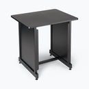 On-Stage WSR7500B, Rack Cabinet, 175 lb Weight Capacity, Laminated Wood and Steel Construction, Black