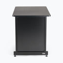 On-Stage WSR7500B, Rack Cabinet, 175 lb Weight Capacity, Laminated Wood and Steel Construction, Black