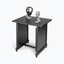 On-Stage WSR7500B, Rack Cabinet, 175 lb Weight Capacity, Laminated Wood and Steel Construction, Black