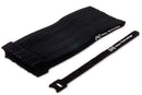 HOSA - Cable Tie, Hook & Loop 0.5 in x 8 in, Multi Color 50 Pack 10x5 Colors Each - Rd, Wh, Blu, Yw, Grn