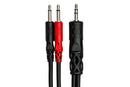 HOSA - Stereo Breakout, 3.5 mm TRS to Dual 3.5 mm TS, 12 in