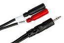 HOSA - Stereo Breakout, 3.5 mm TRS to Dual 3.5 mm TSF