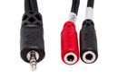 HOSA - Stereo Breakout, 3.5 mm TRS to Dual 3.5 mm TSF