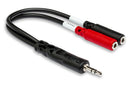 HOSA - Stereo Breakout, 3.5 mm TRS to Dual RCA, 15 ft