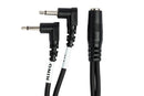 HOSA - Air Travel Headphone Adapter, Dual 3.5 mm TS to 3.5 mm TRSF