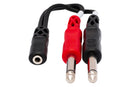 HOSA - Stereo Breakout, 3.5 mm TRSF to Dual 1/4 in TS