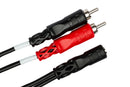 HOSA - Stereo Breakout, 3.5 mm TRSF to Dual RCA