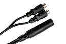 HOSA - Y Cable, 1/4 in TSF to Dual RCAF