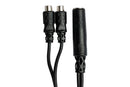 HOSA - Y Cable, 1/4 in TSF to Dual RCAF
