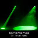 ADJ Hydro Profile, IP65 Profile Fixture, 660 Watt LED Engine, 26K Lumen Output, Framing Shutters, Cmy Color Mixing, Iris, Animation Wheel, Motorized Zoom 6-45, Wifly Wireless DMX