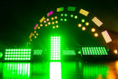 ADJ 40 HEX Panel IP, IP65 Panel, 40 x 20 Watt Rgbaluv 10 Pixel Zone Control, Filter and Barn Door Options, Aria X2