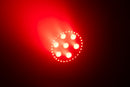 Eliminator Lighting LP 8R, Compact LED Par with 7 x 8W RGBW 4-in-1 Center LEDs and 32 RGB Ring LEDs, Animated Ring Effects, Wireless Remote, 4 DMX Channel Modes