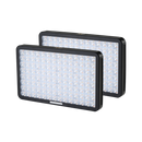 amaran Pano 60c 2-Light Kit (Charcoal), 60W Full-Color Panel LED Light, 2,300K - 10,000K CCT, CRI 96