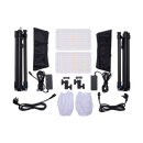 amaran Pano 60c 2-Light Kit (White), 60W Full-Color Panel LED Light, 2,300K - 10,000K CCT, CRI 96