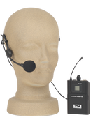 Anchor Audio Tour Guide Package, Tour Guide Assistive Listening System, six ALB-9000 receivers, one WB-9000 belt pack transmitter, one HBM-TA4F headband mic / carrying case