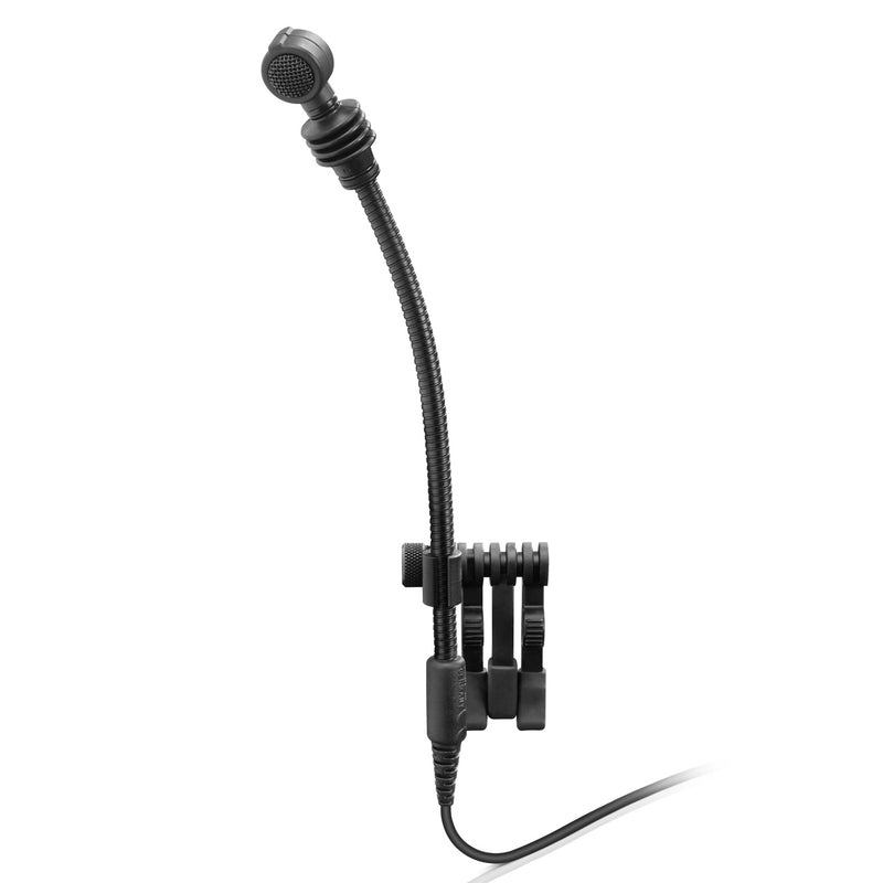 SENNHEISER e 608 Instrument microphone (supercardioid, dynamic) for brass instruments, wind instruments and drums with flexible gooseneck and 3-pin XLR-M