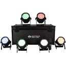ADJ ElectraPix Par 7 Pak, 6 x Electrapix Bar 7 in a Rechargable Road Case