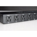 American Audio PC-100A, 8 x Rocker Switches, On/Off 19 Inch Power Center
