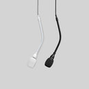 Shure MX202B/S, Microflex Overhead, Supercardioid, Black Mini-Condenser for Overhead Miking, 30 Cable, In-Line Preamp with XLR Microphone Stand Adapter