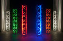 ADJ 5PX HEX, 6 in 1 HEX LEDs, 5 x 12 Watt Rgbaw + UV Now with 3 & 5 Pin DMX PowerCon in and Outs, 30 Degree Beam Angle
