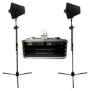 VocoPro BenchMark-Dual-BP, Dual Touring Grade True Diversity wireless system with Antenna Distribution System and Active