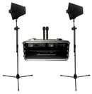 VocoPro BenchMark-Dual-HH, Dual Touring Grade True Diversity wireless system with Antenna Distribution System and Active