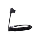 Blackhawk D-TAP to LEMO 2 Pin 0B Male Coiled Power Cable, 12 inch to 24 inch, Power Camera or Device from V-Mount or Gold Mount Battery, Black