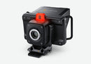 Blackmagic Studio Camera 4K Plus G2, The perfect mini studio camera features a cinematic 4K sensor up to 25,600 ISO, MFT lens mount, 12G-SDI and HDMI, 3.5mm talkback, 7" LCD with sunshade, color corrector and recording to USB disks