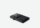 Blackmagic URSA Cine Battery Plate VLock, VLock plate for attaching VLock batteries from manufacturers such as IDX, Core, Blueshape, SWIT and more to URSA Cine with additional 2 pin Lemo power output