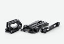 Blackmagic URSA Mini Shoulder Kit, Be ready to shoot anywhere! Kit includes shoulder pad with built in rosettes, rail mounts, integrated tripod quick lock release and top handle