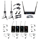 VocoPro BOOST-PLAY-4, 600ft. long-range digital wireless microphone package